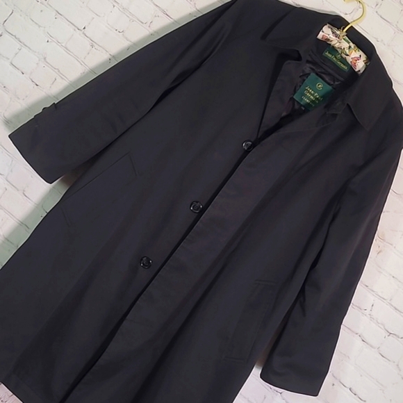Jean-Paul Germain Elements All Weather Coat Trench Dress Black Size 40S - Picture 8 of 17